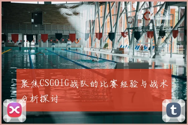 聚焦CSGOIG战队的比赛经验与战术分析探讨